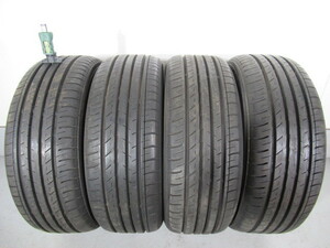 【店舗取付限定】厳選極上中古タイヤ YOKOHAMA BluEarth-GT AE51 195/55R16 87V 2021年製 4本 アリオン カローラフィールダー プリウス 等