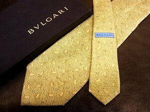 ♪vr0638♪良品♪【BVLGARI】ブルガリ【手のひら 柄】「最高級セッテピエゲ」ネクタイ