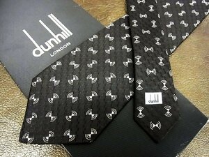 ♪vr0703♪良品♪【dunhill】ダンヒル【デザイン 模様 柄】ネクタイ