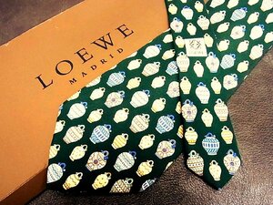 ♪vr0643♪良品♪【LOEWE】ロエベ【壷 ツボ 柄】ネクタイ