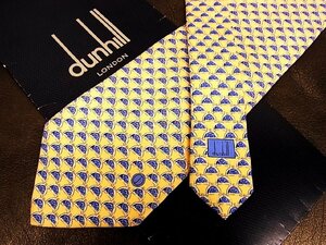 ♪vr0229♪良品♪【dunhill】ダンヒル【置き物 dロゴ 柄】ネクタイ