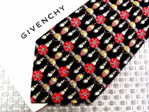 ♪1335S♪新品【花 植物 電球 柄】ジバンシィ【GIVENCHY】ネクタイ_画像1