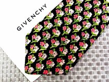 ♪1336S♪新品【花 植物 柄】ジバンシィ【GIVENCHY】ネクタイ_画像1