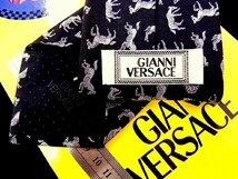 ♪今週の特売980円～♪2592♪良品【GIANNI VERSACE】ヴェルサーチ【メデューサ 馬 ウマ 動物 柄】ネクタイ♪_画像2