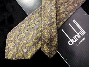 ♪今週の特売980円～♪2597♪良品【dunhill】ダンヒル【ペイズリー dロゴ 柄】ネクタイ♪