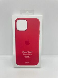 【新品未開封】Apple純正　MagSafe対応　iPhone 13 mini シリコンケース　レッド