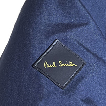 【定価10.8万円】極美品 Lサイズ PAUL SMITH ウール100％ レザーパッチ Fファー N3-B ダウンコート メンズ ダウンジャケット■ポールスミス_画像8