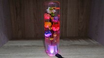 水中花シフトノブ6色薔薇LEDイルミ15cm　　　デコトラ 軽トラ 旧車 カスタムカー　街道レーサー　ドリフト　_画像8