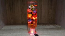 水中花シフトノブ6色薔薇LEDイルミ15cm　　　デコトラ 軽トラ 旧車 カスタムカー　街道レーサー　ドリフト　_画像10