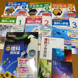 大日本図書参考など　理科ワークとプリントなど　21冊