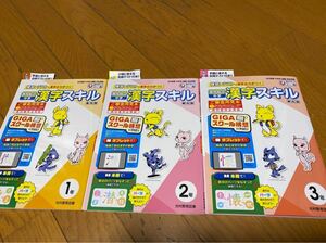 光村図書準拠　あかねこ漢字スキル　3冊