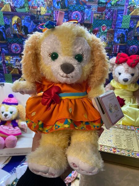 香港ディズニー クッキーアン タグ付きSSぬいぐるみ
