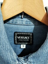 VERSACE　ベルサーチ　ヴェルサーチ　長袖シャツ　デニムシャツ　長袖　シャツ　デニム_画像4