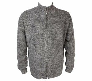 【durini】Others WOOL&CO/ウール アンド コー 2024秋冬新作◆30%OFF◆ ジップアップ ニットブルゾン イタリア製 ダブルジップ 杢/茶/LL