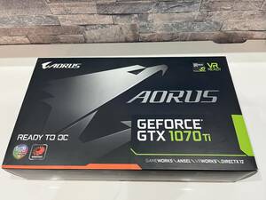 [ジャンク]GIGABYTE AORUS GeForce GTX 1070ti 8G グラフィックボード GV-N107TAORUS-8GD GPU