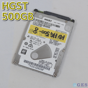 【KD=HG500-8】HGST 2.5インチHDD 500GB HTS545050A7E680 7mm厚 SATA2【動作中古品/送料込み/Yahoo!フリマ購入可】