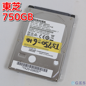 【KD=TS750-6】TOSHIBA 東芝 2.5インチHDD 750GB MQ01ABD075 9.5mm厚 SATA2【動作中古品/送料込み/Yahoo!フリマ購入可】