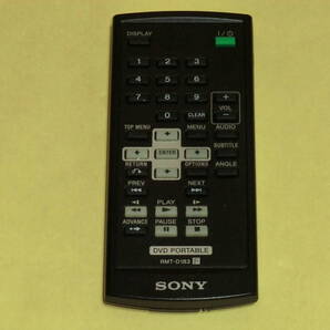 SONY ソニー ポータブルDVD用 リモコン RMT-D183 即決 送料無料 #16