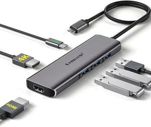 ドッキングステーション 4K USB C ハブ