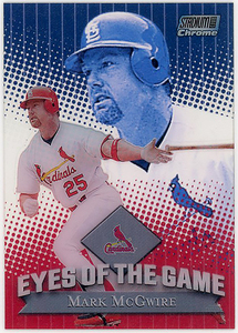 CARDINALS-ATHLETICS△MARK McGWIRE/2000 TOPPS STADIUM CLUB CHROME EYES OF THE GAMEクリア!