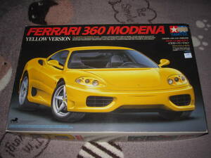 フェラーリ３６０モデナ　イエローバージョン　1/24スケール　タミヤ　Ferrari　中古