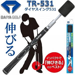 【定価5,280円】ダイヤゴルフ ダイヤスイング531 (TR-531) スイング練習機 トレーニング用具 新品値札付き【DAIYA正規品】