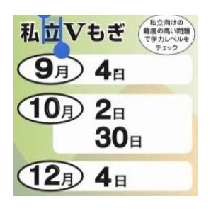 【送料無料・即決】Vもぎ 私立 4回分 Wもぎ Sもぎ 神奈川県模試