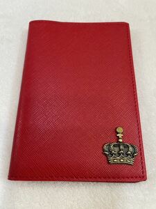  passport case red Crown 