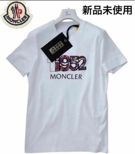 【新品未使用品】★MONCLER★モンクレール Genius1952 刺繍ロゴ Tシャツ・ホワイト・ [S]