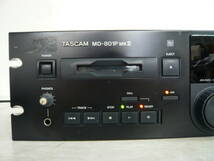 湘/TASCAM/ティアック/MDレコーダー/MD-801PMKII/業務用/音楽/ミュージック/商品説明要確認/通電のみ確認/汚れ有★祭10.27-093★_画像2