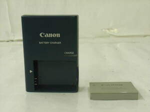 カ/Canon/キャノン/CB-2LX/BATTERY CHARGER/バッテリーチャージャ/NB-5L/BATTERY PACK/バッテリーパック/通電確認/汚れ有★カ-2430★