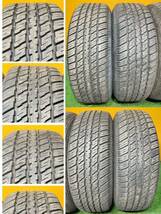 深溝 P205/70R14 M+S 93S MAXXIS MA-1 ホワイトリボンタイヤ 2021年 ☆トヨタ120クラウン純正【14×5.5J +27 PCD:114.3×5H ハブ径:67mm】_画像6