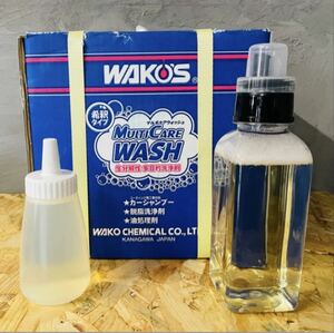 * WAKOS MULTI CARE WASH Wako Chemical multi care woshu car shampoo degreasing detergent oil dispersant dilution type 230ml business use amount . sale 