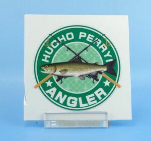  fishing sticker emblem type1 Japanese huchen angler 