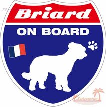 ブリアード ON BOARD　犬が乗っていますステッカー_画像1