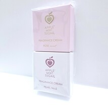 S122406 【新品未開封】APPLE MINT SUGAR fragrance cream ROSE PEARL NO.5 2個セット アップルミントシュガー 練り香水_画像2