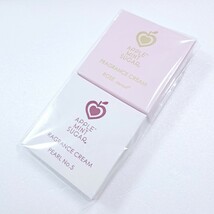 S122406 【新品未開封】APPLE MINT SUGAR fragrance cream ROSE PEARL NO.5 2個セット アップルミントシュガー 練り香水_画像1