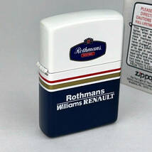 94年/未使用/ZIPPO・ジッポー/ロスマンズ・ウィリアムズ・ルノー/検索)F1/アイルトン・セナ/Rothmans・Williams・RENAULT_画像2