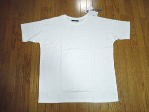 新品 Johnbull ジョンブル 無地 Tシャツ LL 白 BIG Tee カットソー