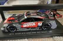 新品　未使用　EBBRO 1/18 モチュール オーテック GT-R SUPER GT500 2015 Okayama Test _画像4