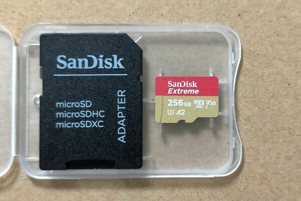 サンディスク マイクロSDカード SanDisk extreme 256GB 1枚　動作確認済み