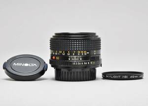 ★ミノルタ　MD　50mm　f1.4　極美品