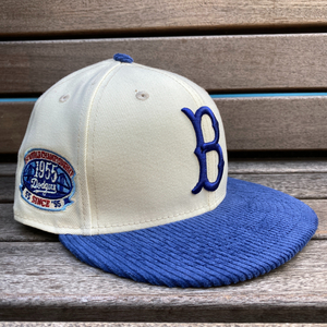 球団史上初優勝記念モデル 【7】 USA正規品 Newera ニューエラ 59FIFTY ブルックリン ドジャース Dodgers 限定パッチ (15-24)