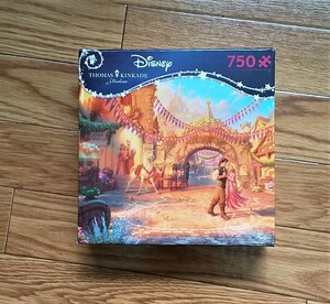 Art hand Auction Free Shipping Ceaco Disney Dreams Puzzle 750 Pieces Rapunzel and Prince Thomas Kinkade disney puzzle princess, toy, game, puzzle, jigsaw puzzle