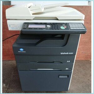 ■konica minolta/コニカミノルタ 【 bizhub 1830f】 A3モノクロ複合機　印字17872枚！ADF付き　2段　USB LAN フル機能 【C1115Z10BH】