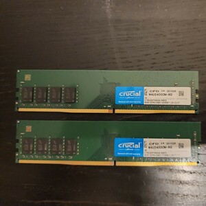 DDR4 2400 PC4 19200 8GB×2 16GB crucial cfd デスクトップ メモリ