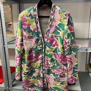 [Missoni Flower Pattern Cardigan] Одежда с длинными рукавами, сделанная в Италии [B6-2 ④] 1220