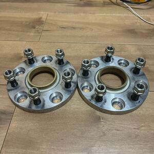 ワイドトレッドスペーサー15mm 5H PCD 114.3 M12×1.25 スイスポzc32sフロント