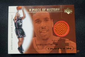 Andre Miller 2000-01 Upper Deck Ovation A Piece of History
