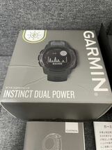 GARMIN ガーミン インスティンクト デュアルパワー グラファイト_画像3